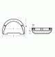 Plate For Engine SX Drive - original part number: 3862193 - 00726AL - Tecnoseal